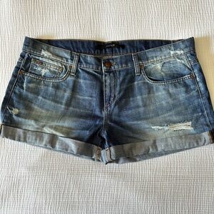 NWOT Joe’s Jeans Distressed Denim Shorts Size 32